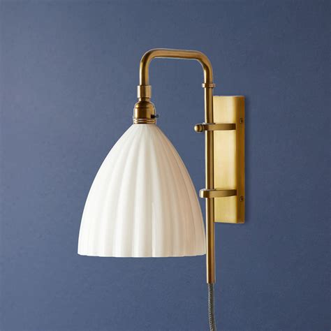 opaline wall light|Glass Opaline Wall Light